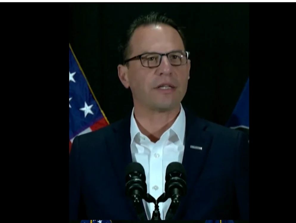 Guvernatorul Pennsylvaniei, Josh Shapiro. FOTO captură video NBC10 Philadelphia 