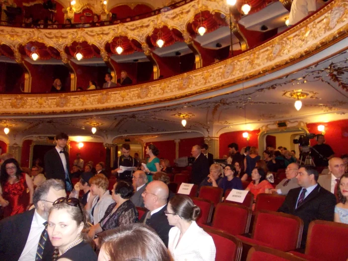 Evenimentul a fost găzduit de Tearul "Vasile Alecsandri" din Iaşi. Foto: Ionuţ Benea