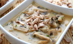 ciulama de ciuperci cu smantana 1 jpeg