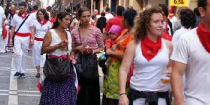 De San Fermin, cerşetorii români au umplut străzile Pamplonei
