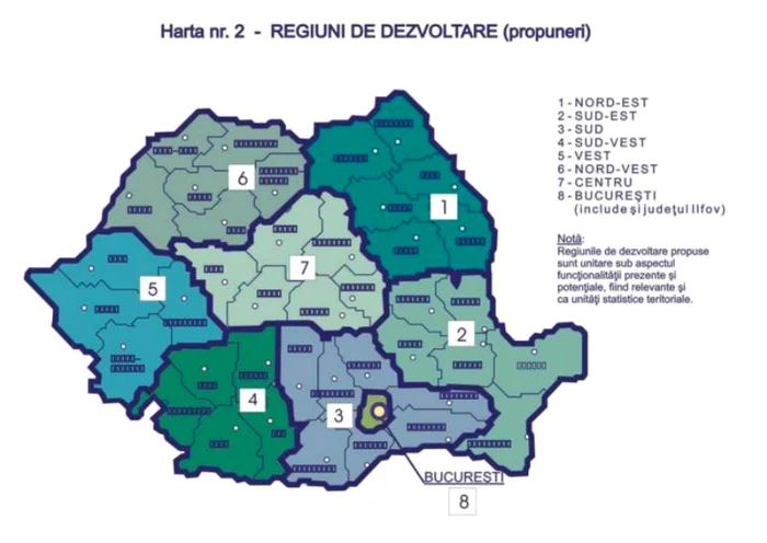 USR propune un proiect pentru reorganizarea teritorială/FOTO: Camera Deputaților