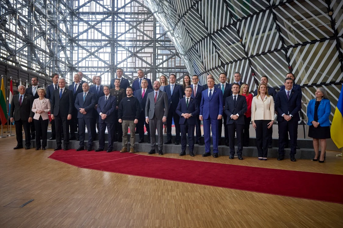 Zelenski la summitul de la Bruxelles FOTO Profimedia