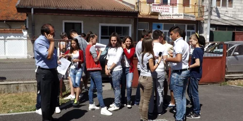 elevi la evaluare nationala severin FOTO Corina Macavei 