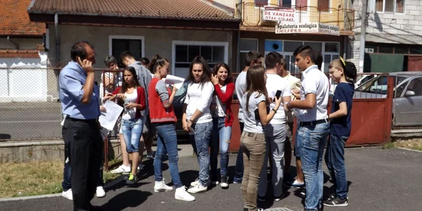 elevi la evaluare nationala severin FOTO Corina Macavei 