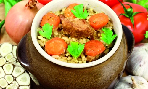 pilaf picant cu carne de miel jpeg