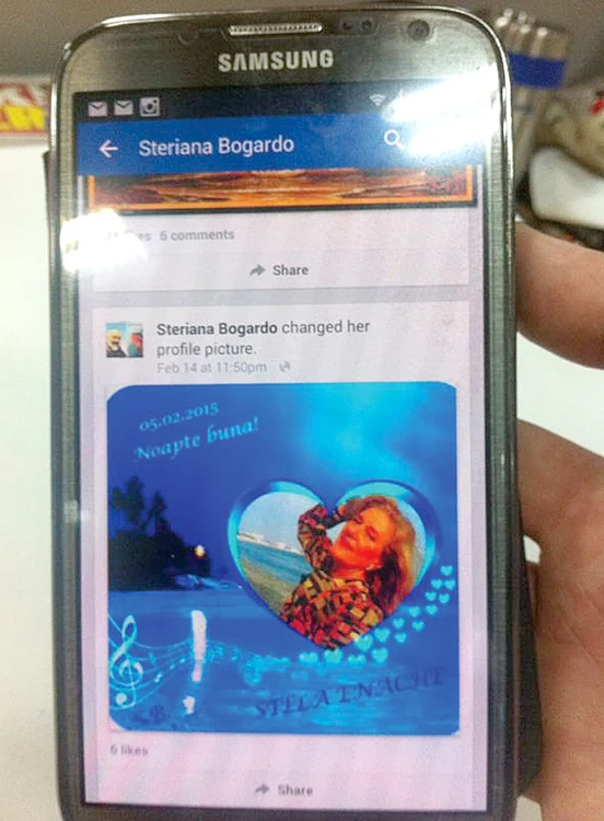 Stela are cont de Facebook cu numele soţului, regretatul Florin Bogardo