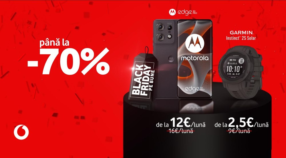 Reduceri de până la 70% de „Black Friday pe bune”, la Vodafone 