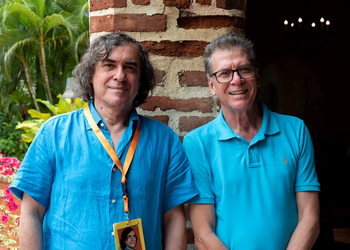 Mircea Cărtărescu și Alfredo Padron FOTO arhiva personală