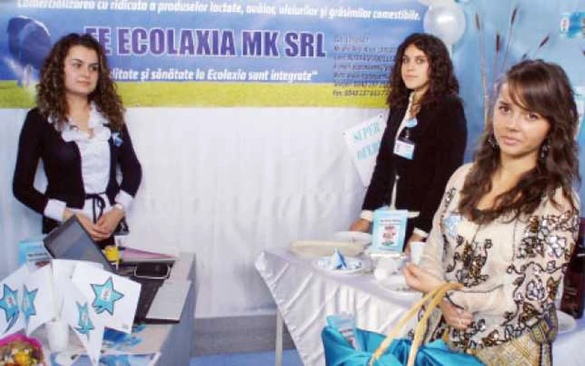 Liceenii au organizat un târg în care și-au expus „firmele“