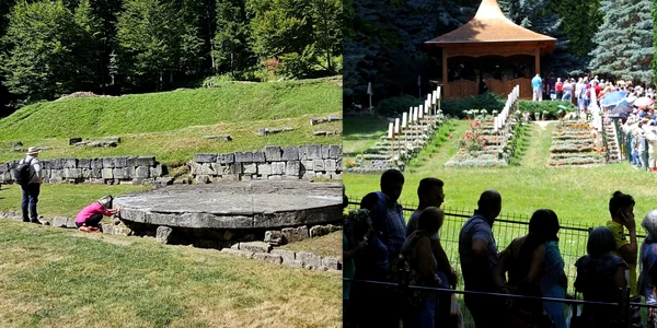 Mănăstirea Prislop și Sarmizegetusa Regia. Foto: Daniel Guță. ADEVĂRUL