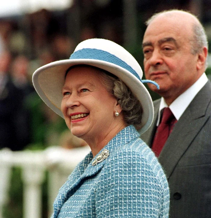 Regina Elisabeta fusese avertizată cu privire la reputaţia miliardarului Al Fayed. Foto Profimedia