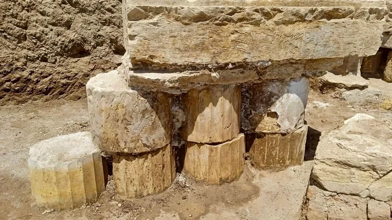 Ruinele bazilicii romane (© Ministerul Turismului și Antichităților din Egipt)