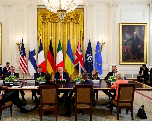 Donald Trump s-a întâlnit cu liderii europeni la Casa Albă (© x.com / The White House)