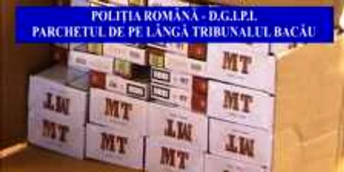 Ţigări de contrabandă confiscate de poliţişti