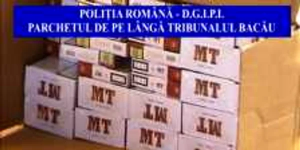 Ţigări de contrabandă confiscate de poliţişti