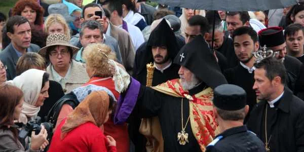 Slujbă armenească la Mănăstirea Hagigadar
