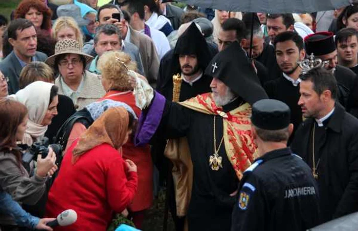 Ceremonie religioasă la Mănăstirea Hagigadar, din judeţul Suceava FOTO: Arhivă