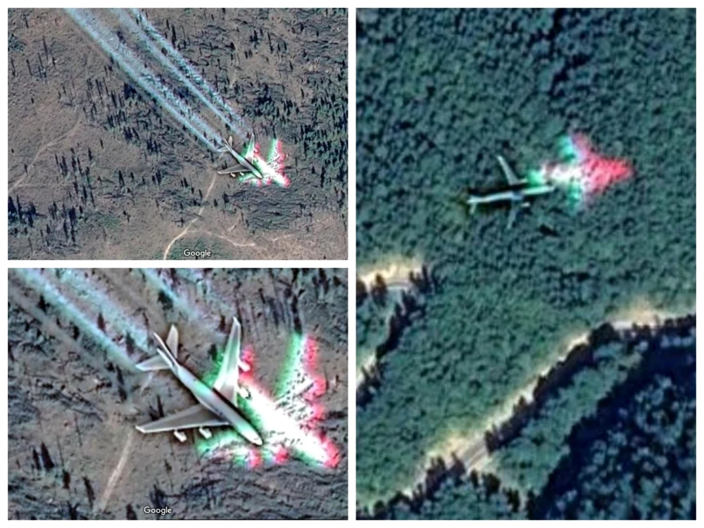 Avioanele pot fi observate prin Google Maps sau Earth