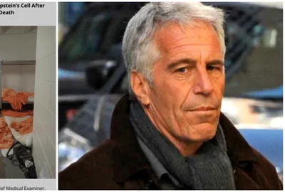 Celula lui Jeffrey Epstein in inchisoare FOTO: X @WriterPaulBond/ arhivă
