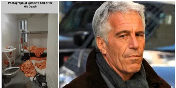 Celula lui Jeffrey Epstein in inchisoare FOTO: X @WriterPaulBond/ arhivă