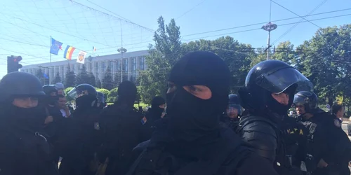 Proteste la Chişinău de Ziua Independenţei. FOTO Iurii Botnarenco