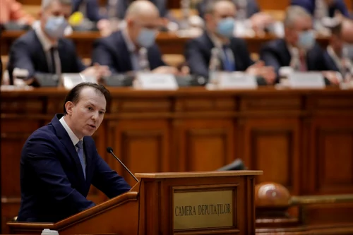 Premierul Florin Cîţu prezintă bugetul în Parlament 1 martie 2021 FOTO Inquam Photos / George Calin