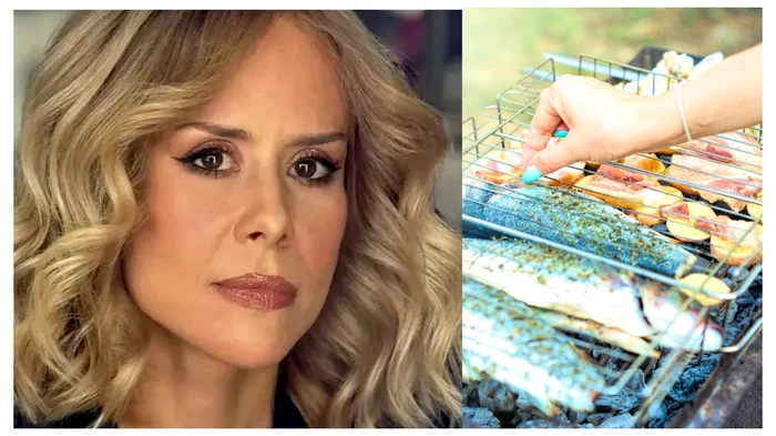 Mihaela Bilic și consumul de pește - Foto: colaj Click!