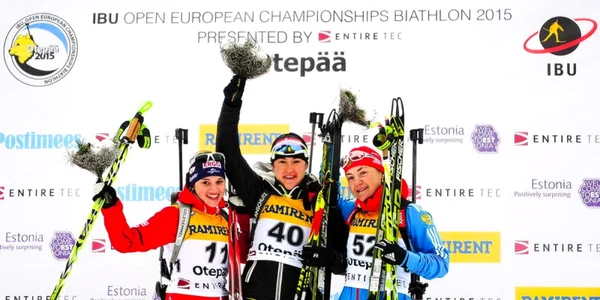 Luminiţa Pişcoran a luat aurul la europenele de Biatlon. FOTOIBU.Andrei Ivanov
