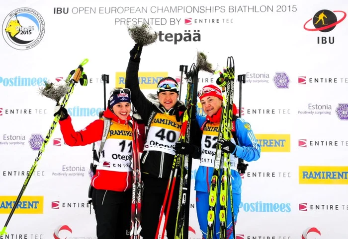 Luminiţa Pişcoran a luat aurul la europenele de Biatlon. FOTOIBU.Andrei Ivanov