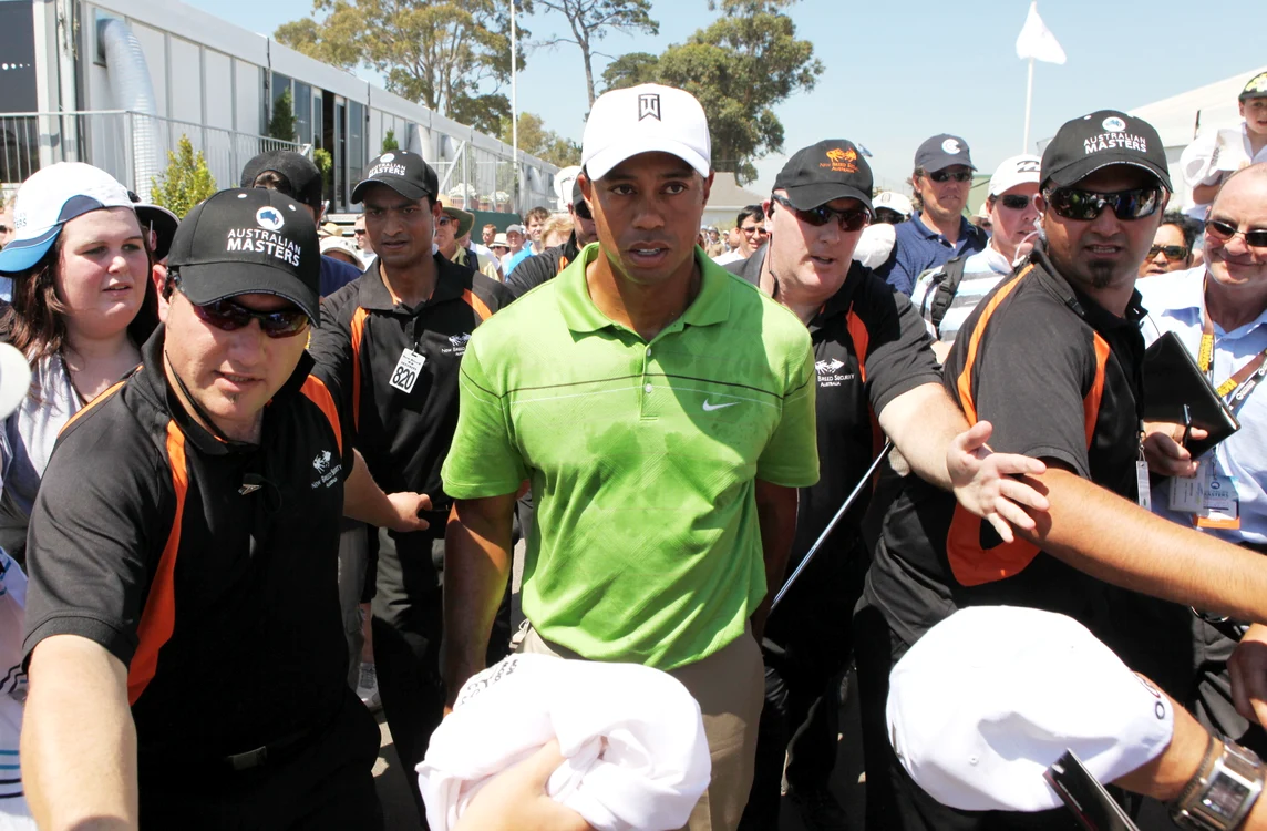 Tiger Woods, surprins de numărul mare de fani