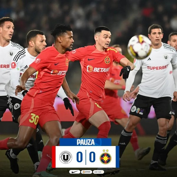 Universitatea Cluj, remiză cu FCSB (0-0) în Superligă