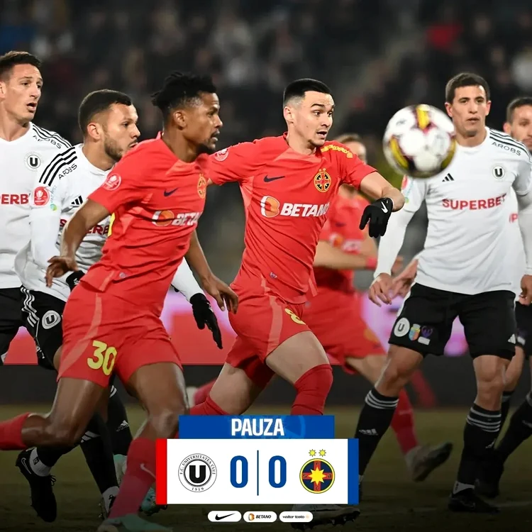 FC Universitatea Cluj - FC FCSB FOTO: FCSB/facebook