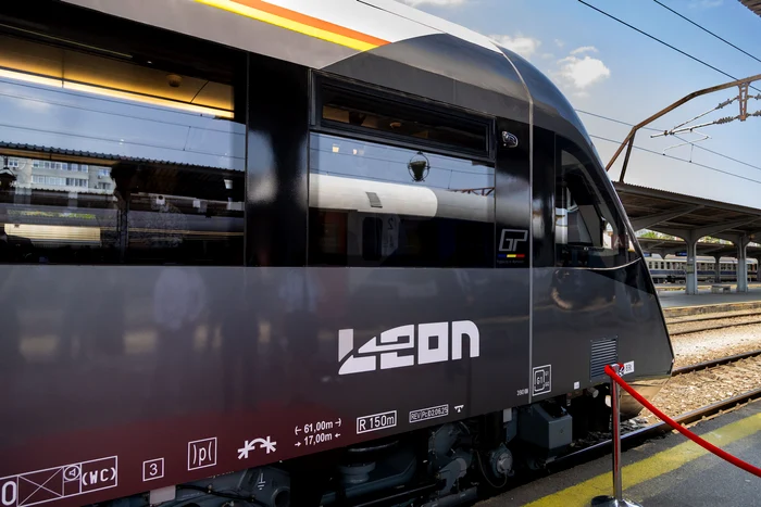 Trenul Leon. Foto: Facebook/Grampet Group