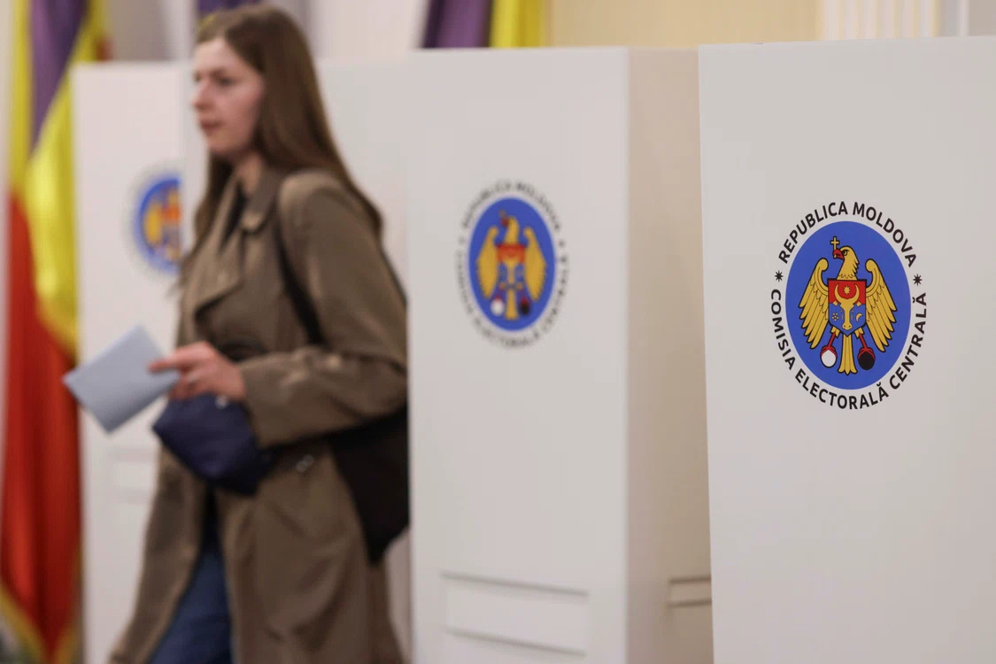 Vot la alegerile din Rep Moldova FOTO INQUAM PHOTOS/ O