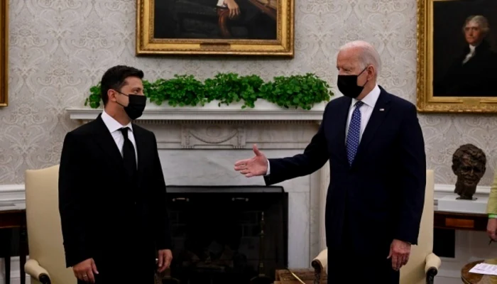 Preşedintele Ucrainei, Volodimir Zelenski, primit la Casa Albă de şeful statuli american, Joe Biden