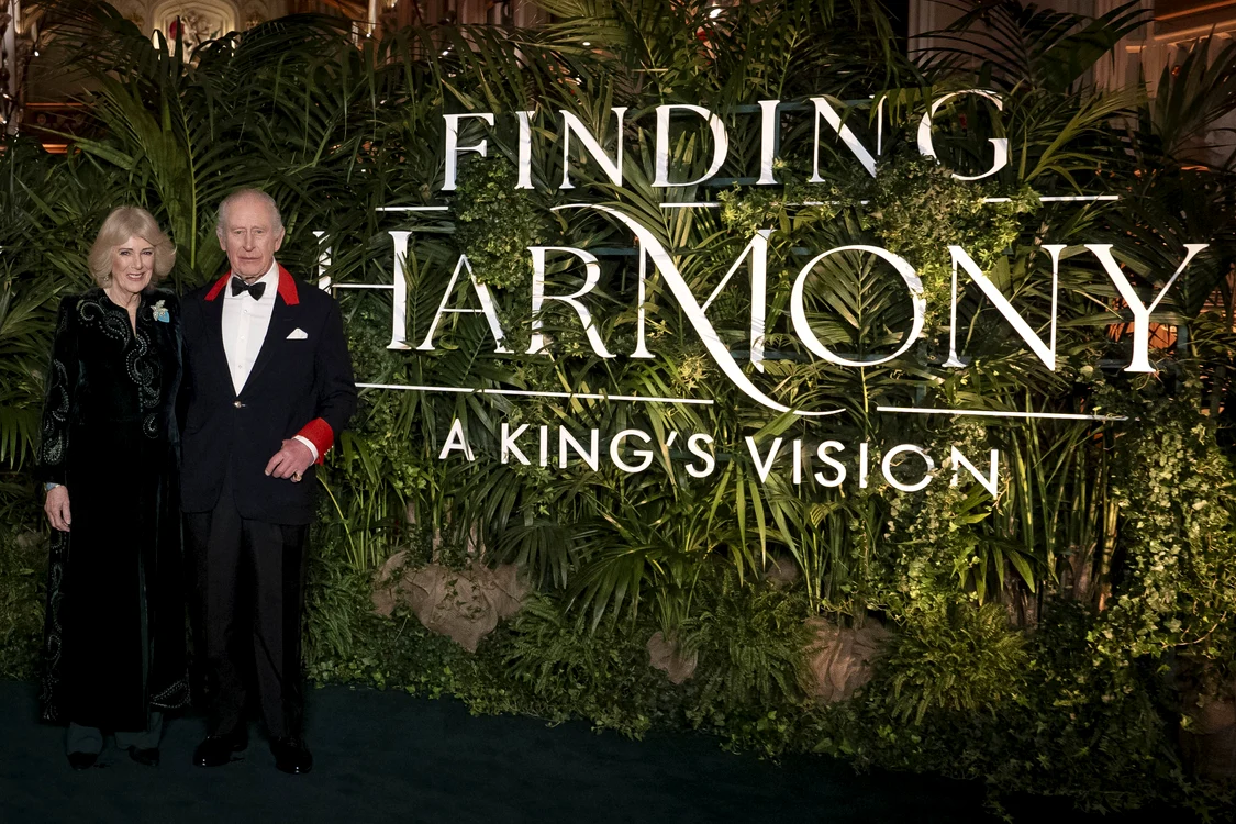 Regele Charles al III lea și Regina Camilla au participat la premiera documentarului Finding Harmony A King's Vision, profimedia 1070116388 jpg