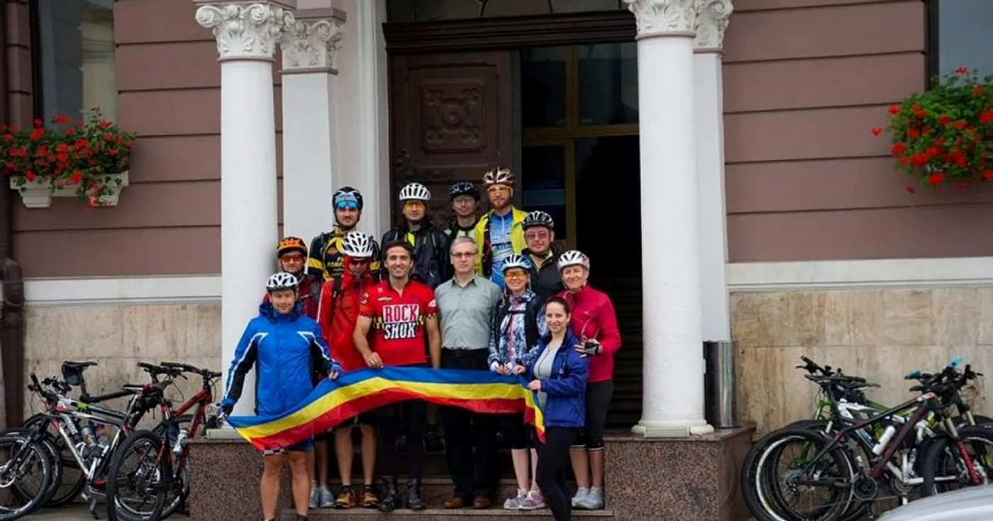 Cicliştii moldoveni sunt încântaţi de ospitalitatea românilor
