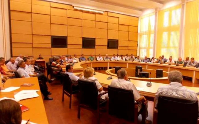 Întâlnirea a avut loc la Consiliul Judeţean Teleorman