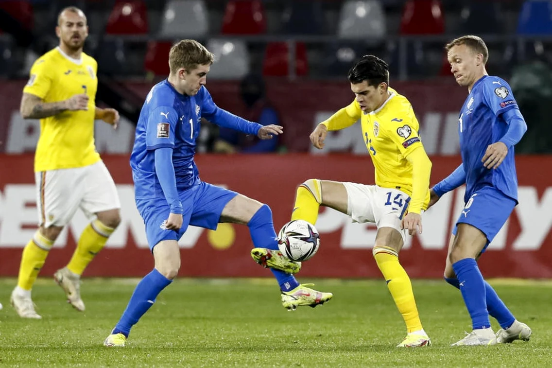Fotbal România - Islanda în penultima rundă a preliminariilor Campionatului Mondial FOTO EPA-EFE / Robert Ghement