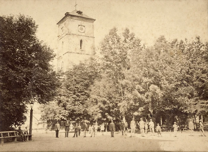 turnul Sf. Ștefan, în urmă cu peste 100 de ani FOTO MJIA