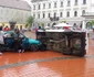 Simulare de accident în Piaţa Libertăţii FOTO Ştefan Both