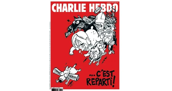 Coperta Charlie Hebdo al doilea numar dupa atentate FOTO 20minutes