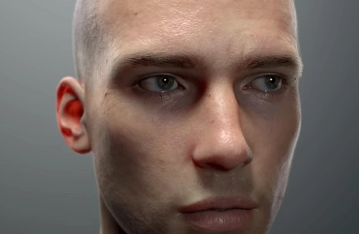 
    Bărbatul din imagine nu e real: e o animaţie hyper-realistăcaptură video  