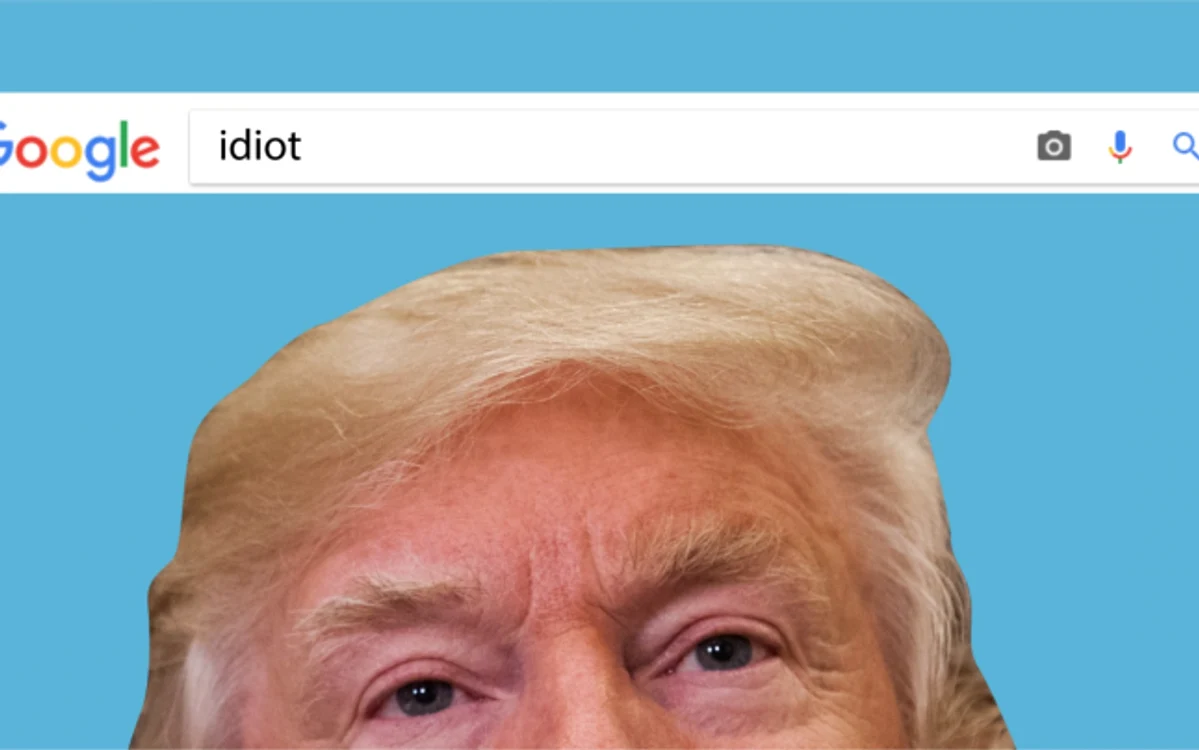 trump google idiot