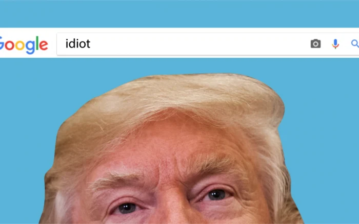 trump google idiot