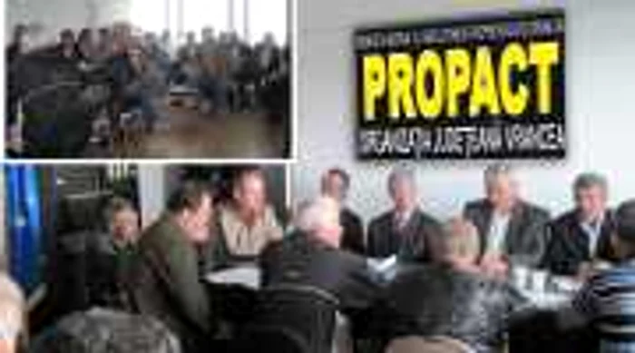 Membrii Propact Vrancea, într-o şedinţă de lucru