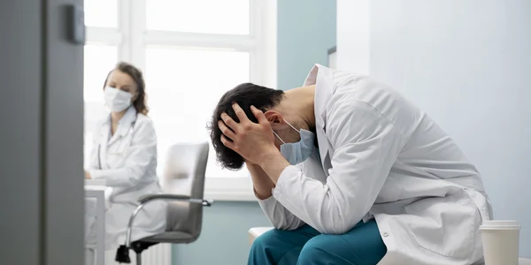 Medic trist  Sursa Freepik com jpg