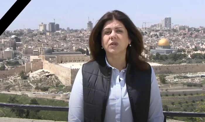 Femeia a fost omorâtă pe 11 mai. Foto: captură video Al Jazeera