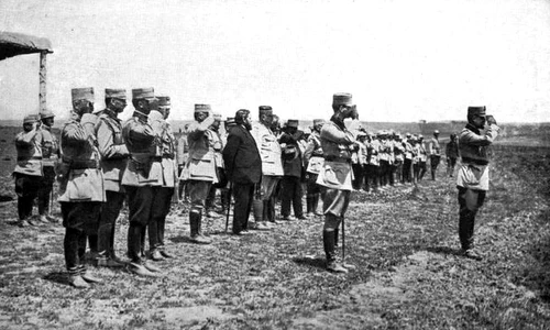 Regele Ferdinand, în timpul Primului Război Mondial (© Gogu Negulesco, Rumania's sacrifice, New York Century Co, 1918)