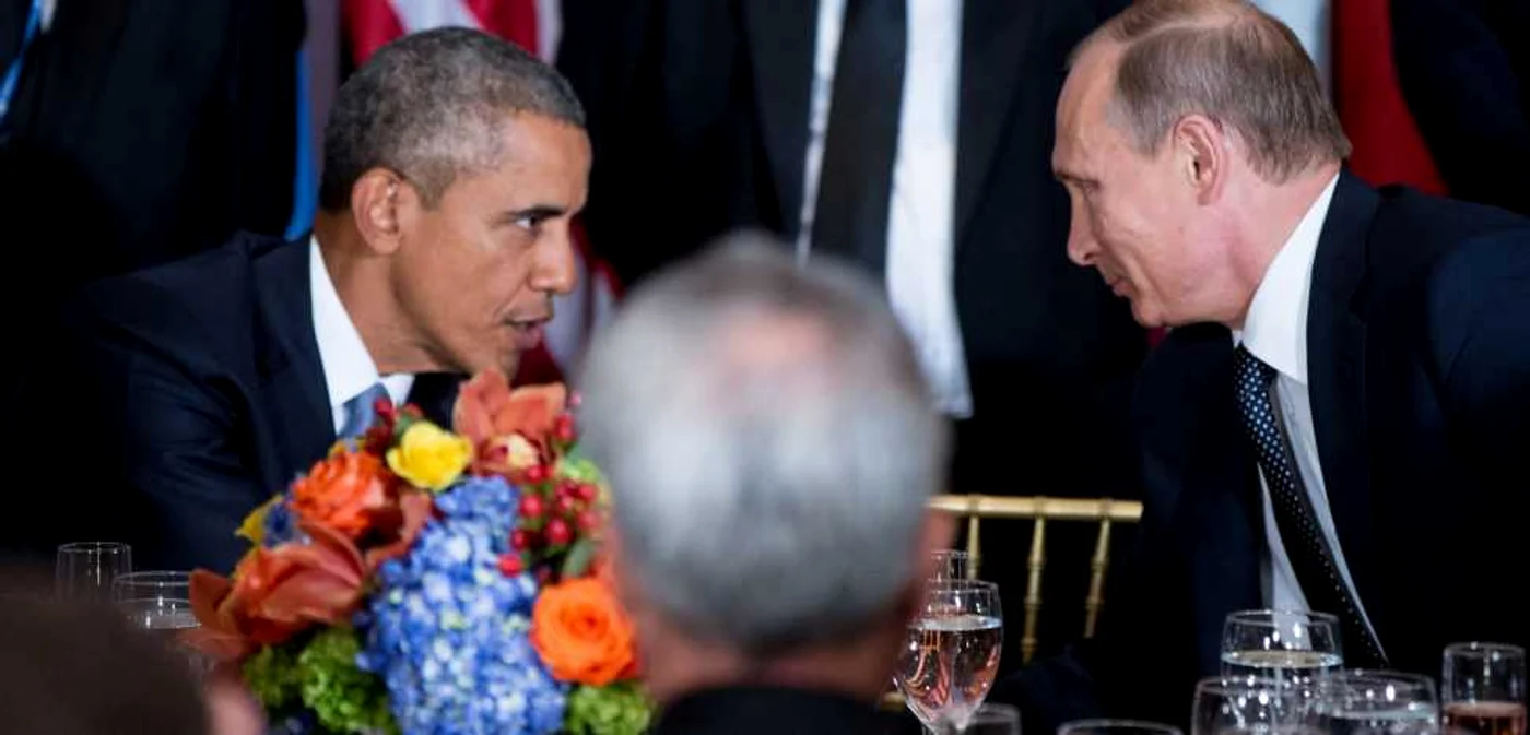 Preşedintele american Barack Obama şi liderul de la Kremlin, Vladimr Putin